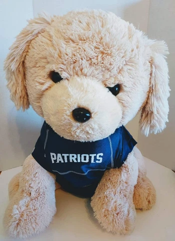 Hugfun Jumbo New England Patriots Jumbo Dog Plush Cover