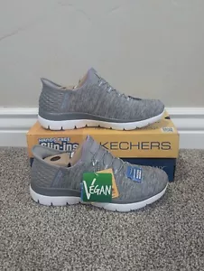 Größe 7 graue Damen-Sneaker Skechers Dazzling Haze Summits zum Überziehen - Bild 1 von 8