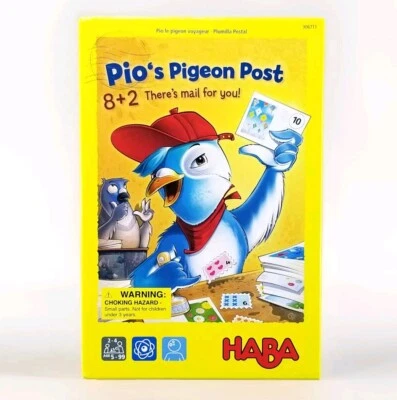 Pio's Pigeon Post Board Game Addition Math Learning Family Fun HABA - Image 1 of 4