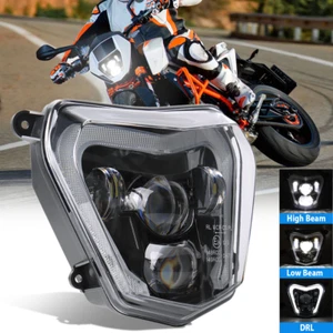 LED Headlight High Low Beam DRL Assembly For Duke 690 2012-2019 690R 2013-2017 - Picture 1 of 10