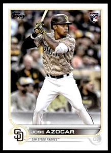 2022 Topps Update ROOKIE Jose Azocar Rookie San Diego Padres #US280 R34 - Picture 1 of 2