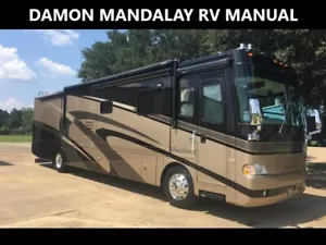 DAMON MANDALAY MOTORHOME MANUALs 435pg w RV Appliance Operation Service & Repair - Picture 1 of 8