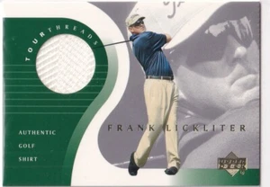 2001 UD UPPER DECK GOLF FRANK LICKLITER TOUR THREADS EVENT USED SHIRT - Bild 1 von 1