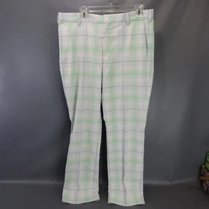 Pantalones de golf Nike a cuadros ligeros rendimiento atléticos grises verdes para hombre 34x32 - Imagen 1 de 16