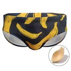 Mens Swim Trunk Beach Pools Swimsuit With Pad Lightweight Quick Drying