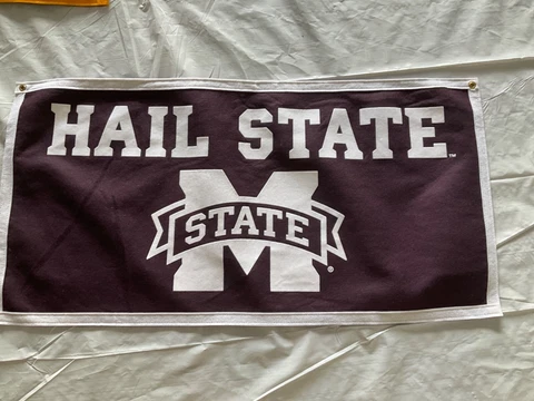 Mississippi State Bulldogs Hail State  Banner Cover