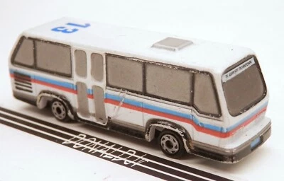 Autobús Micro Machines City Rapid Transit RTD blanco "Bumpy Bus Company" Foto 1 de 2