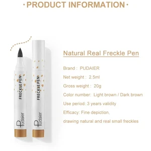 Faux Freckles Pen Stamp Makeup Natural Liquid Freckle Skin Eyebrow Eyeliner Tool - Picture 1 of 10