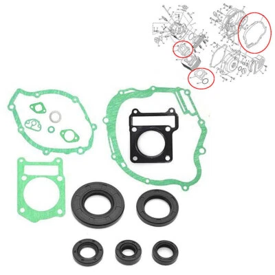 Engine Full Gasket & Seals For Yamaha TTR 125 TTR125E TTR125L TTR125LE 2000-2015 - Изображение 1 из 4
