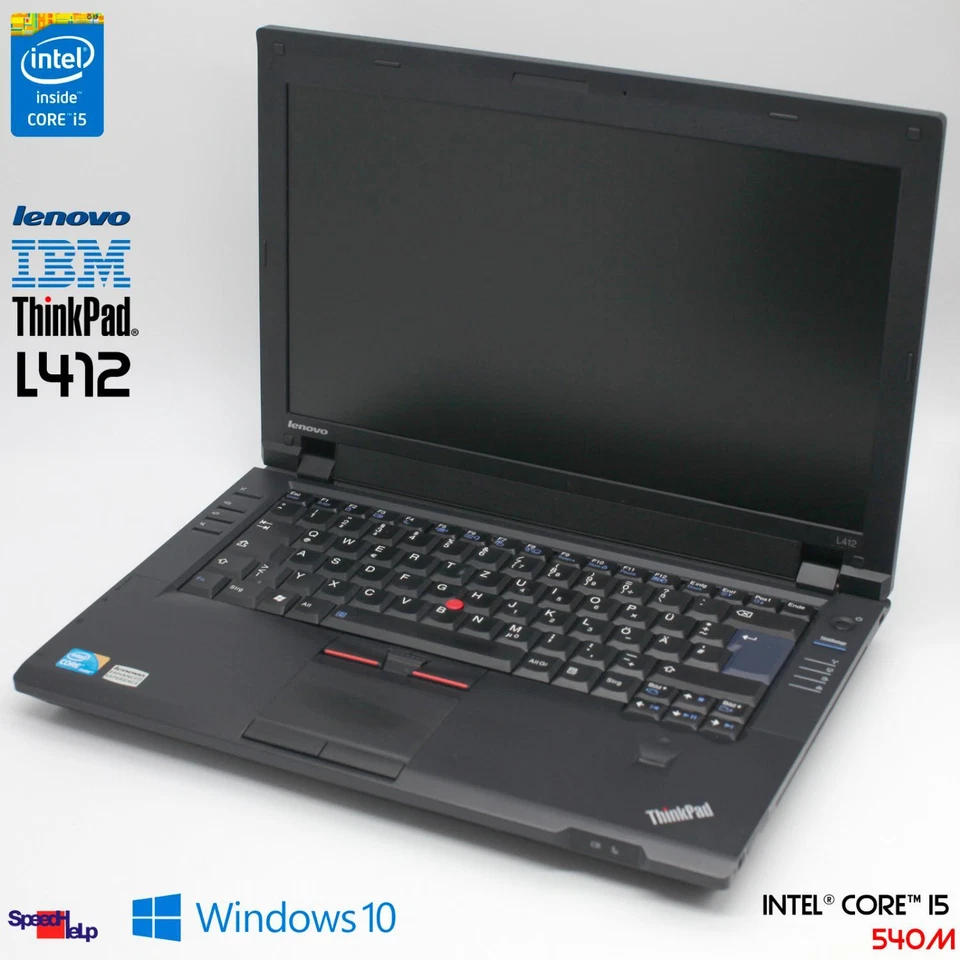Notebook IBM LENOVO THINKPAD L412 INTEL I5 Laptop 50GB SSD 6GB DDR3 WINDOWS 10 - Imagen 1 de 4