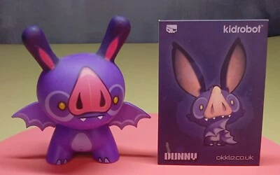 BODKIN THE BAT ~ Kidrobot Series 2013 SIDE SHOW DUNNY / 3" Vinyl + card - Image 1 of 3
