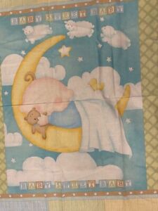 Sweet Pea Julie Dobson  baby quilt home decor fabric -price per  1 panel piece