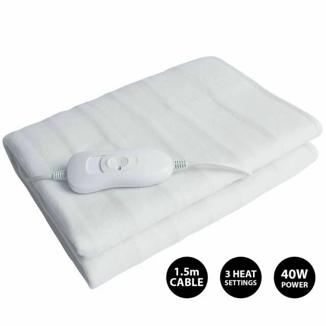 Daewoo HEA1484 Single Heated Blanket - White