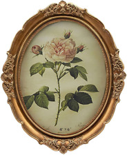 SIKOO Vintage Oval Picture Frame 4X6 Victorian Picture Frame, Gothic Frames Anti