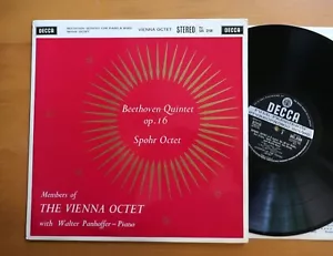 SXL 2158 ED1 Beethoven Quintet Op. 16 Spohr Octet Vienna Octet Decca 1st WBG EX - Picture 1 of 6