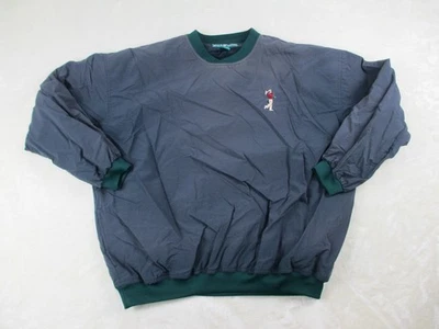 Big Dogs Jacket Mens Extra Large Blue Pullover Windbreaker Golf Golfing Casual* - Image 1 of 4