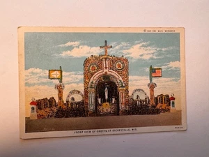 Postcard: Grotto at Dickeyville, Wisconsin, vintage, unposted - Picture 1 of 2