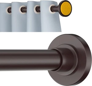 Bronze Shower Curtain Rod Tension 30 to 80 30" 80", - Picture 1 of 6