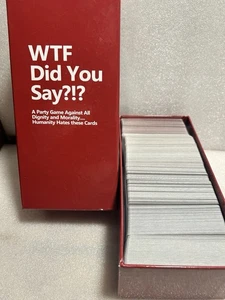 Adult Party Game - WTF Did You Say? Horrible Card CAH Style Brand New Sealed - Picture 1 of 5