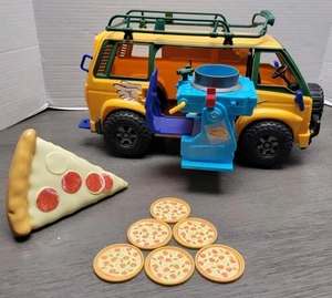 Teenage Mutant Ninja Turtles TMNT Mayhem Pizza Fire Delivery Van by Playmates - Picture 1 of 24