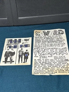 Original Poseur LA Hollywood Punk Clothing Store Catalog Vintage & Reward Poster - Bild 1 von 9