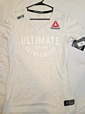 Rebook UFC Ultimate Fighting Championship V Neck T-Shirt Size Small NWT - Image 1 of 4