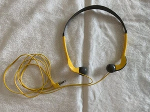 Vintage Sony Sports MDR-W20G Kopfhörer gelb Walkman FUNKTIONIERT - Bild 1 von 13