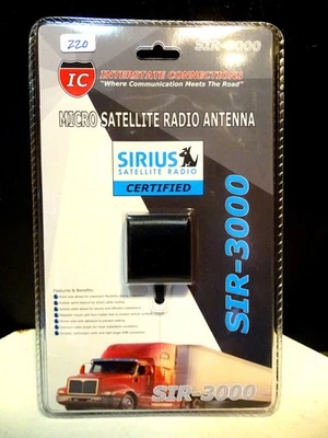 Interstate Connections, Micro Satellite Radio Antenna SIR-3000 (NEW) - Image 1 of 2