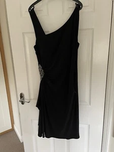 schwarzes Kleid Gr. 10 gebraucht - Bild 1 von 4