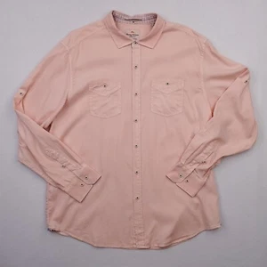 Tommy Bahama Shirt Mens Extra Large Peach Island Modern Fit Button Front Preppy - Picture 1 of 14