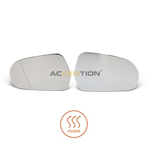 2Pcs For Skoda Octavia A6 2009 2010 2011 2012 2013 Wing Door Mirror Glass Heated - Picture 1 of 6