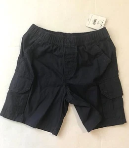 J. Khaki Boys Nanu Navy Blue Elastic Waist Cargo Short Size 5 - Picture 1 of 4