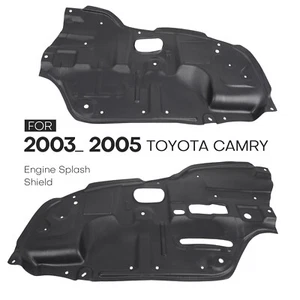 Juego de protectores contra salpicaduras de motor delantero lado conductor y pasajero para Toyota Camry 2002-2006 - Imagen 1 de 11