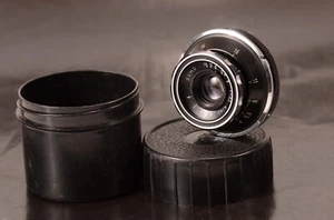 Lente LEICA Montaje con Tornillo L39 M39 Smena T-43 f=4 40 mm Enfoque Preciso - Imagen 1 de 8