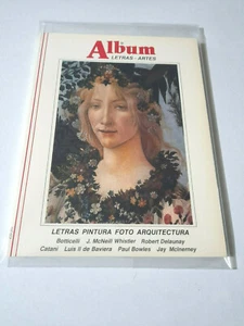 REVISTA "ALBUM NUMERO 7" LETRAS - ARTES BOTICELLI J McNEILL WHISTLER ROBERT DELA - Picture 1 of 2