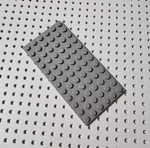 LEGO Platte Bauplatte Basisplatte Flach 1 stk neu dunkelgrau 6x12 Plate 3028 R2 - Bild 1 von 1