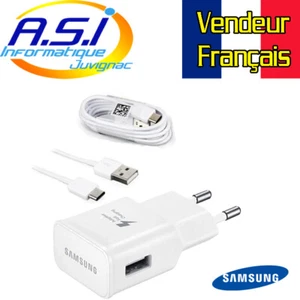 Chargeur Téléphone Smartphone USB-C Samsung 5v 2A VENDEUR FRANCAIS - Photo 1/1