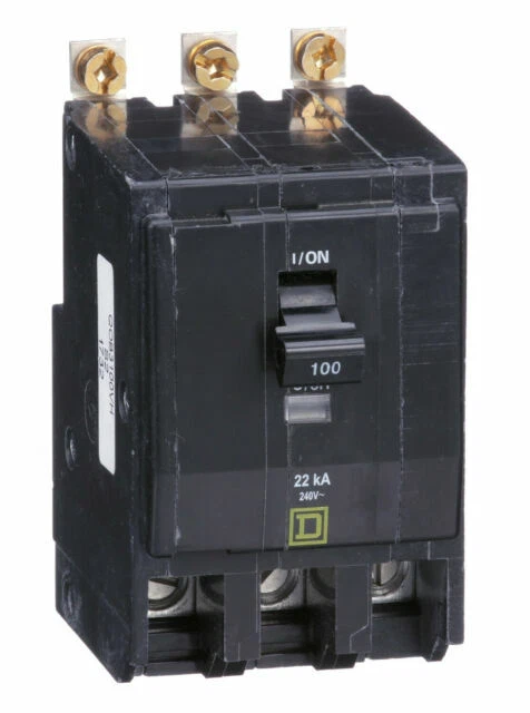 Square D QOB3100VH 100 A Miniature Circuit Breaker