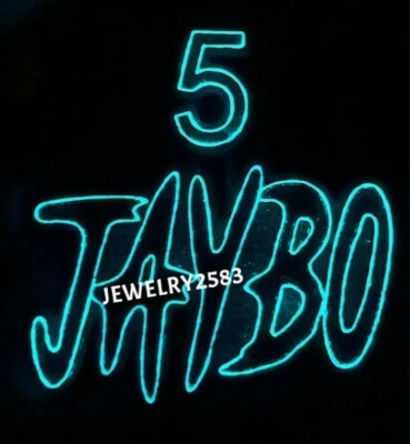 Colgante de plata 925 con número de letra personalizado de circonita cúbica de 4,9 quilates brillante nocturno Foto 1 de 4