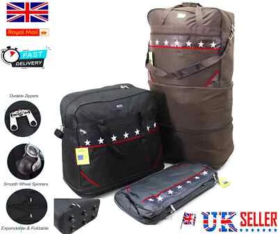XX Large 36" Wheeled Suitcase Luggage Cargo Folding Holdall Travel Duffle Bag - Image 1 of 4