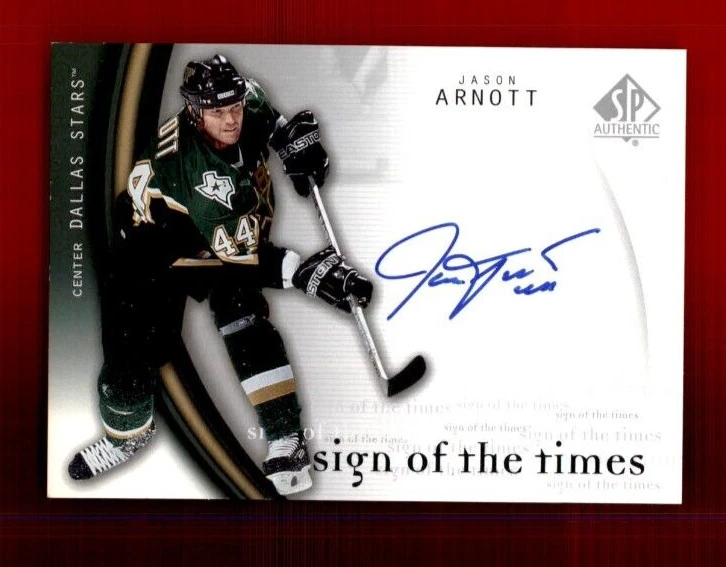 2005-06 SP Authentic Sign of the Times #AT Jason Arnott - Image 1 of 2