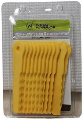WEED WARRIOR Push-N-Load 12 Replacement Blades for Push-N-Load Trimmer Head - Image 1 of 2