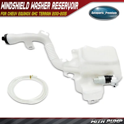 Depósito de lavadora de parabrisas con tapa y bomba para Chevy Equinox GMC Terrain 2010-2015 Foto 1 de 4