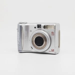 Canon PowerShot A530 Digital Camera (Silver) 6.0MP 4x Zoom - PARTS Only - Picture 1 of 7