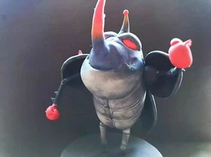 New Larva Resin Statue Black 15Cm Unicorn Beetle Model Custom Pure Handmade Toys - Picture 1 of 5