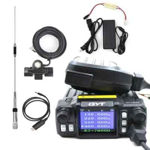 Amateur Radio 25W Quad Band 136-174/220-260/350-390/400-480MHZ with Antenna Set - Zdjęcie 1 z 14