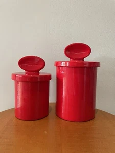 Vohann of California MOD AÑOS 60 Latas Rojas de Charles Chaney Muy Raras MCM - Imagen 1 de 8