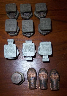 Burndy Blackburn Grounding Split Bolt Lug KS27 KS29 GT KSU Copper Brass *LOT/13* - Image 1 of 4