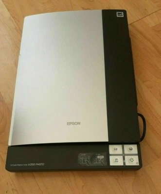 Epson Perfection V200 Photo Scanner Flatbed With Negative and Slide guide - Image 1 of 3