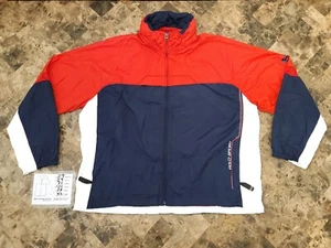 Vtg Polo Sport Ralph Lauren RL-67 Performance Full-Zip Red Blue White Size XL - Picture 1 of 13